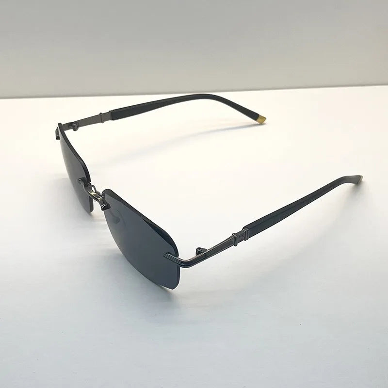 Frameless Lenses Driving Specific Glasses Anti Glare Glasses High-end Feel