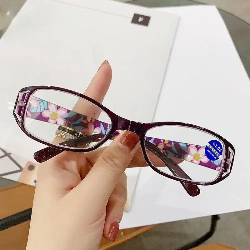3PCS Foldable Reading Glasses for Women Anti-Blue Light Eyeglasses Men Portable Magnifier Eyewear +100 ~ +400