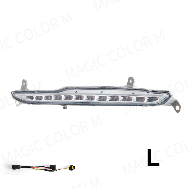 Fog Lamps DRL For KIA K5 Optima 2010 2011 2012 2013 Daytime Running Lights Auto Front Bumper Black Bezel Covers Car Accessories