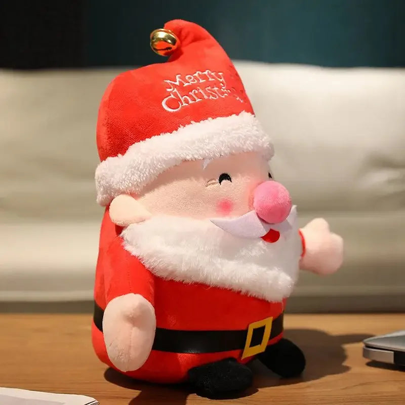 New  Lovely Santa Claus & Elk Plush Toys Stuffed Animal Doll Christmas Gifts For Children Kids Home Decoration High Quality