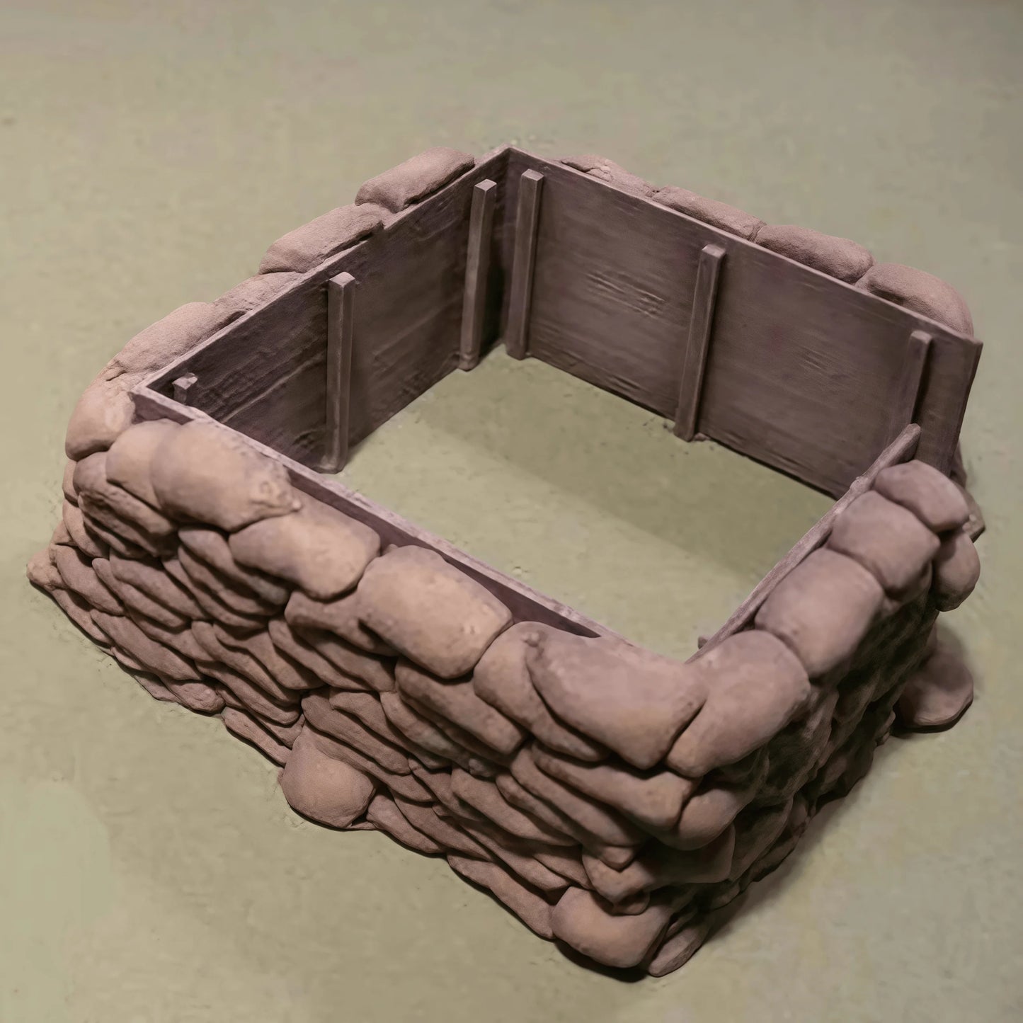 Precision 1/35 Die-casting Resin Model Kit, GK, Battlefield Sandbags, Unpainted