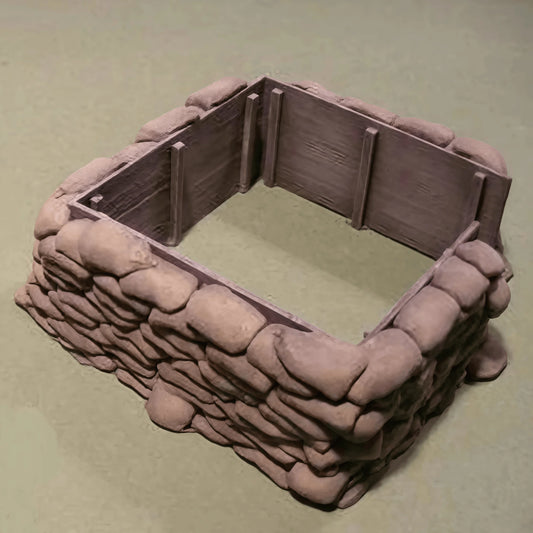 Precision 1/35 Die-casting Resin Model Kit, GK, Battlefield Sandbags, Unpainted