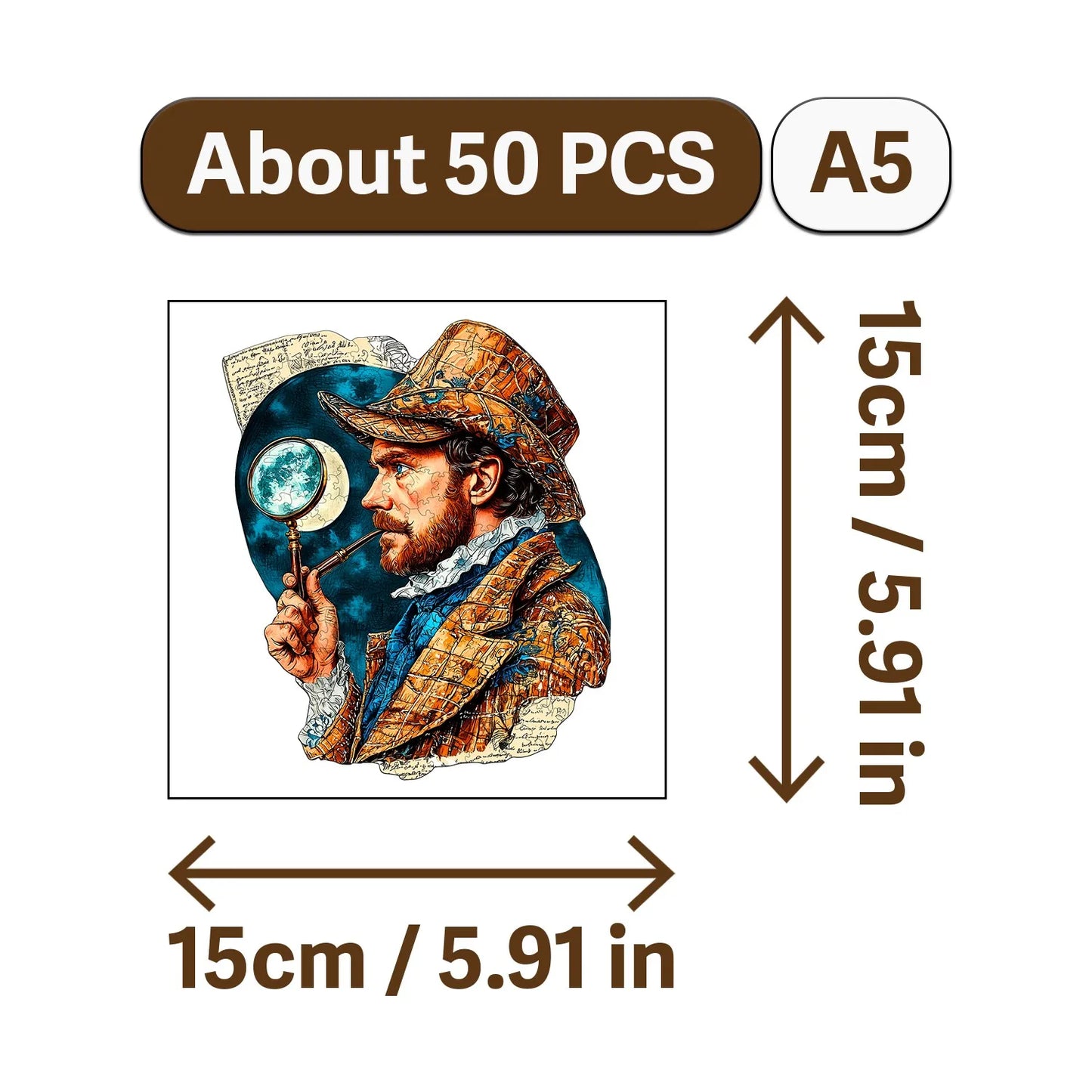 Gourmet Feast Theme Wooden Jigsaw Puzzle Wood Home Decor Painting Christmas and Halloween Gift Toy For Teen And Kid