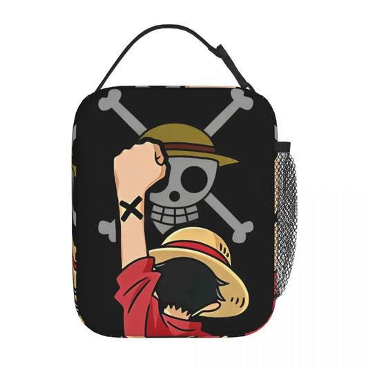 One Piece Monkey D Luffy Anime Insulated Lunch Thermal Bag Work School Bag M1