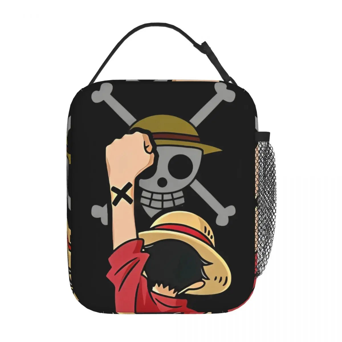 One Piece Monkey D Luffy Anime Insulated Lunch Thermal Bag Work School Bag