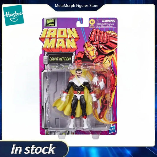 Original Hasbro Marvel Legends Series IRON MAN COUNT NEFARIA  Action Toy Figure Collection Model
