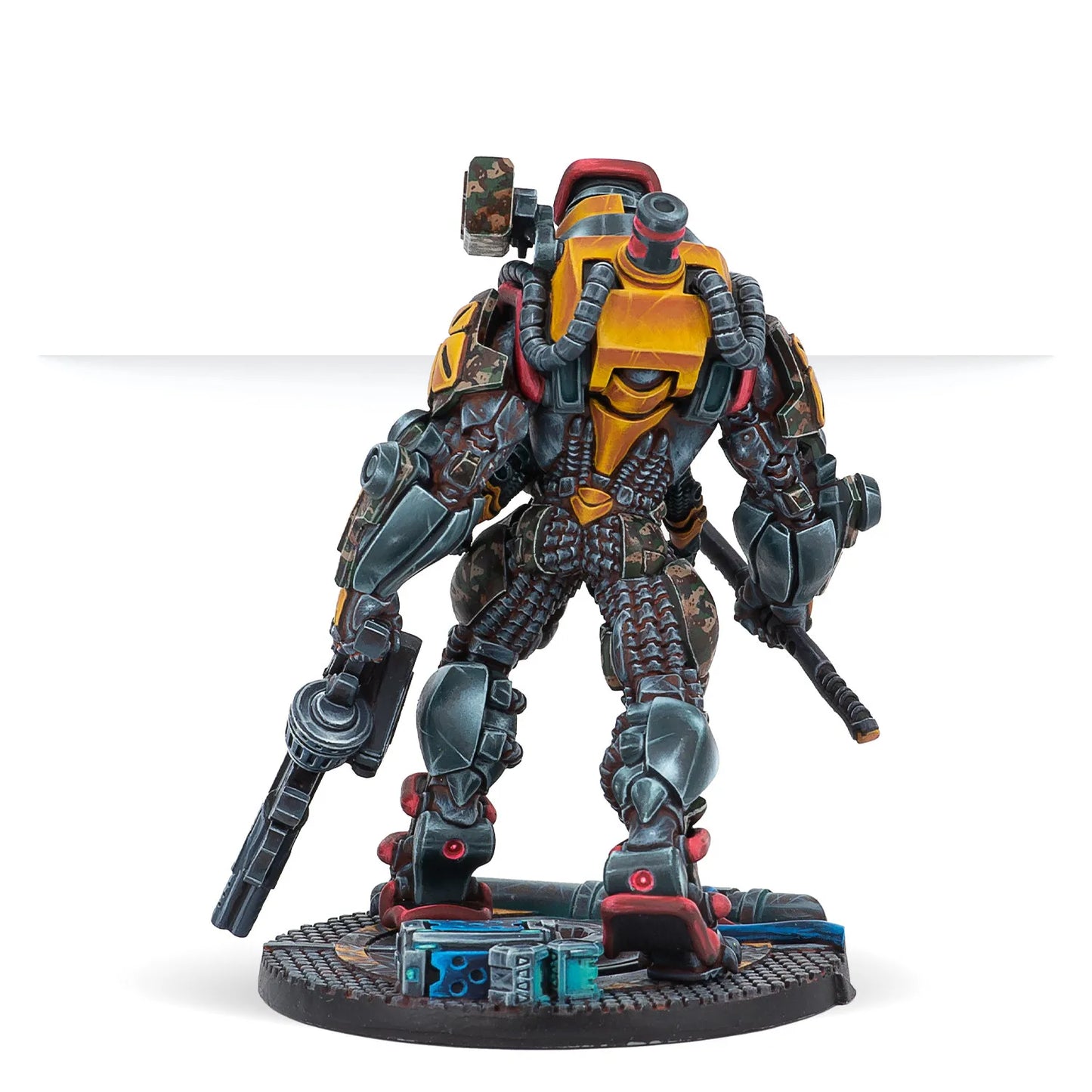 80mm Height Die-casting Resin Model Assembly Kit, Resin Machine Armor, Unpainted, Needs To Be Assembled (including Base)