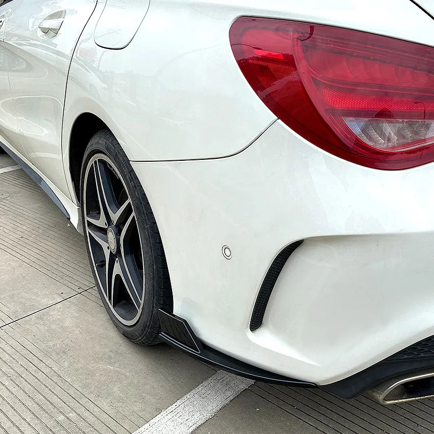 Rear Bumper Diffuser Splitter Canard Spoiler For Mercedes Benz CLA Class C117 W117 AMG CLA45 2013-2019 Car Accessories Tuning