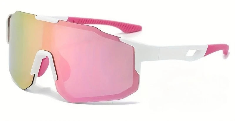 Stylish Lightweight Pink & White Gradient Frame Women's Wrap-Around Glasses Fashionable Eyewear for Casual & Formal Occasions