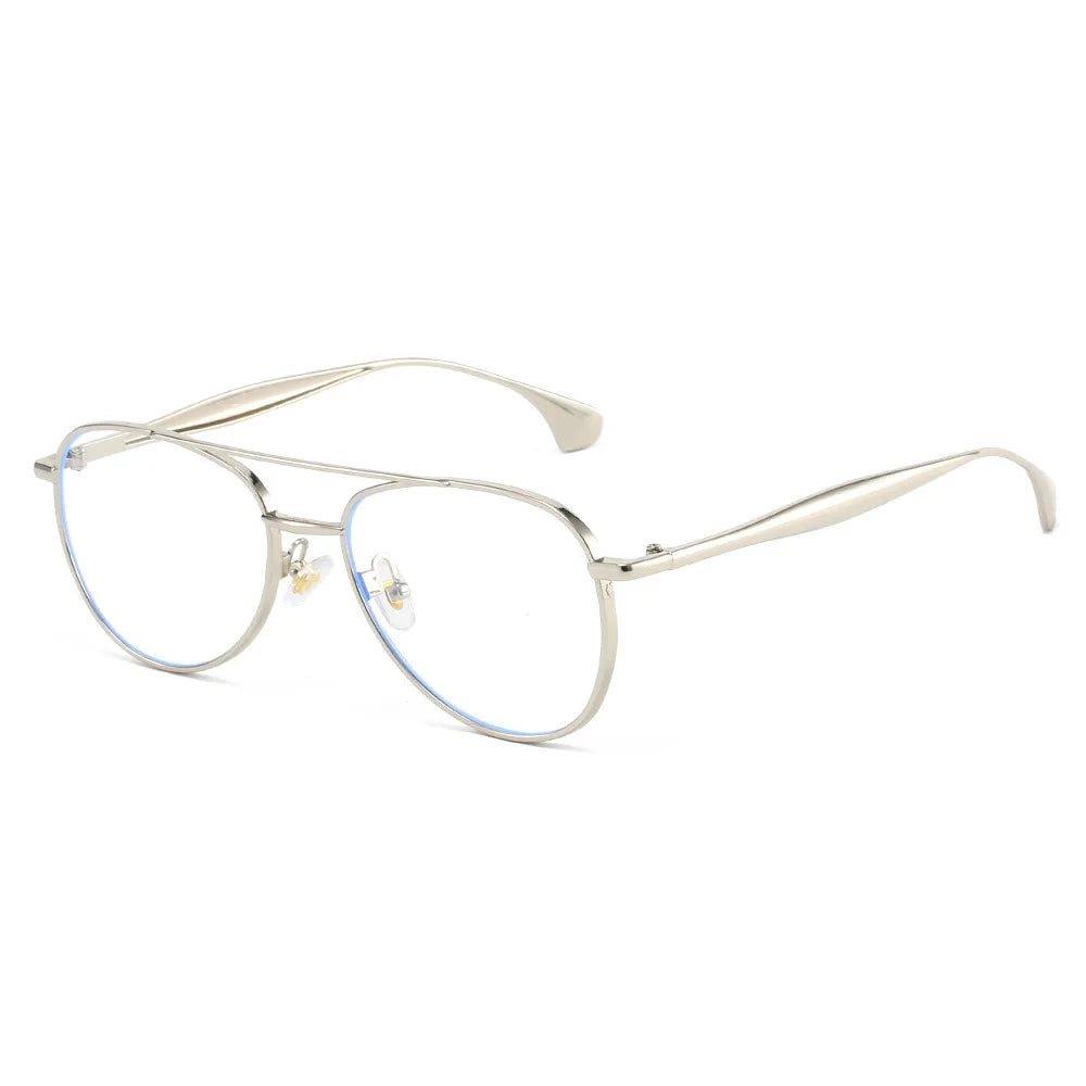 JNPCXI New Round Fashionable Men's Driving Sunglasses UV Protection Metal Frame Sun Glasses Women