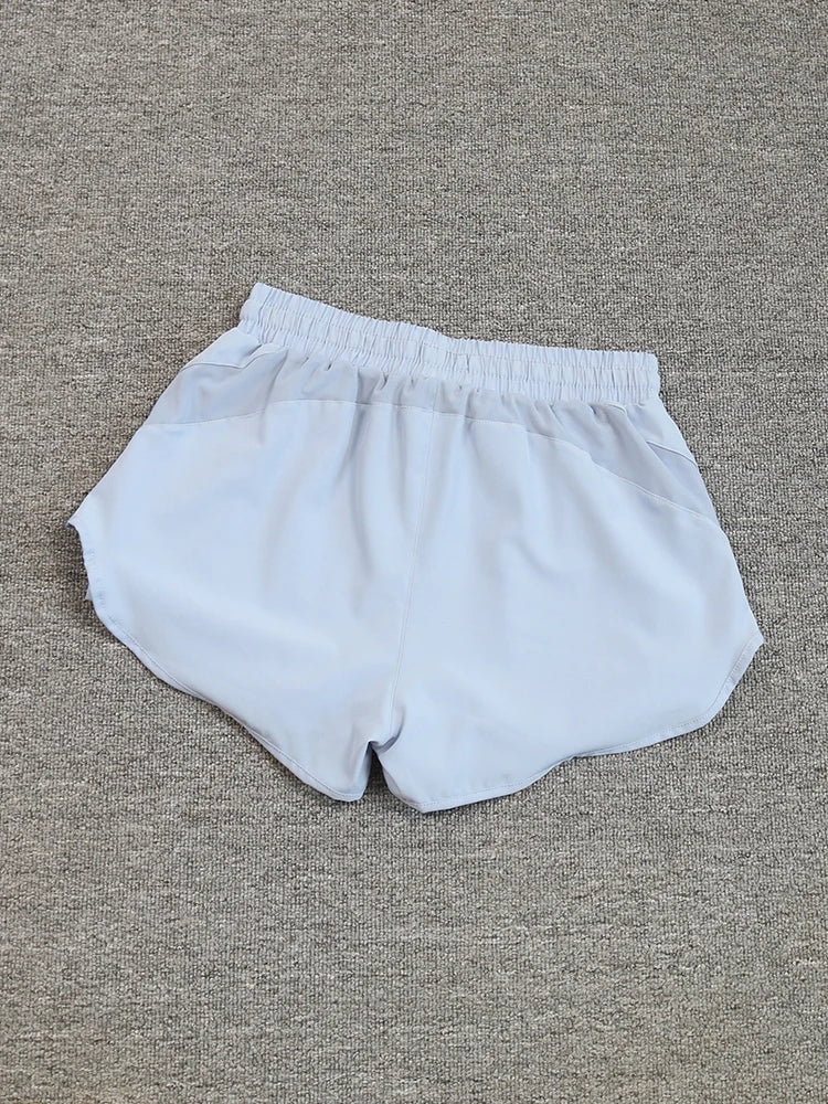 2024 summer cross-border foreign trade Fitness running exercise shorts women's breathable quick-drying anti-exposure short pants