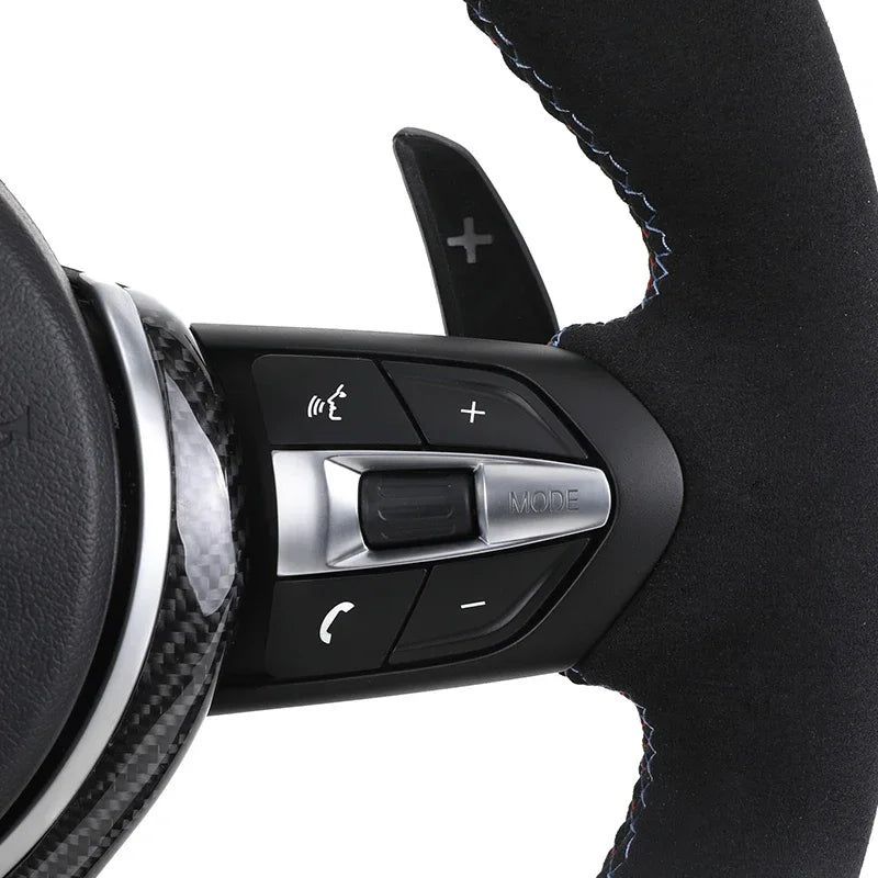 Carbon Fiber Half-Suede Steering Wheel M Sport for BMW M3 M5 F10 F30 F20 F21 F22 F31 F32 F33 F34 F36 F15 F16 F25 F26 F01 F07