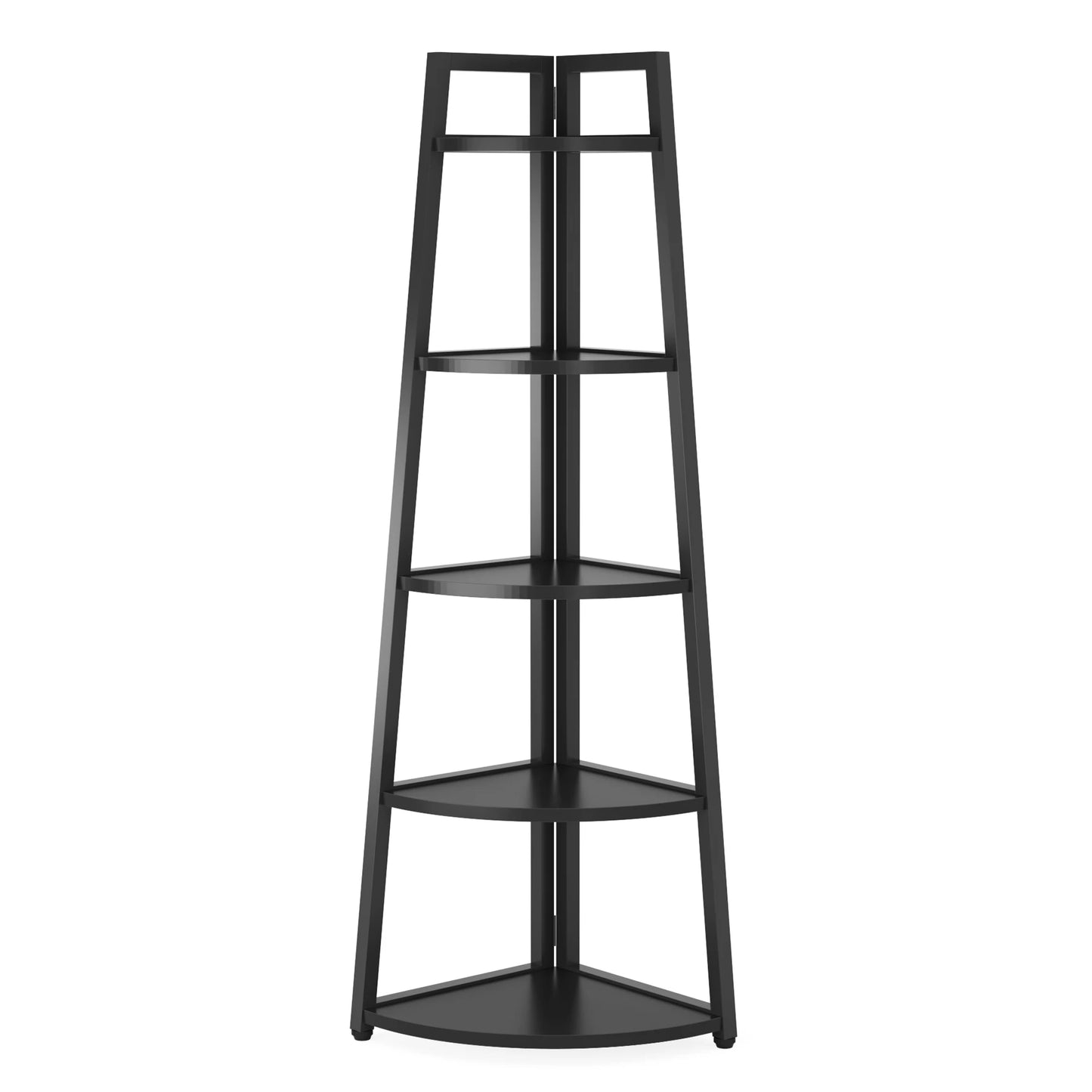 Tribesigns Bookcase Corner Book Shelf Rack Wood Bookshelf Storage Shelves