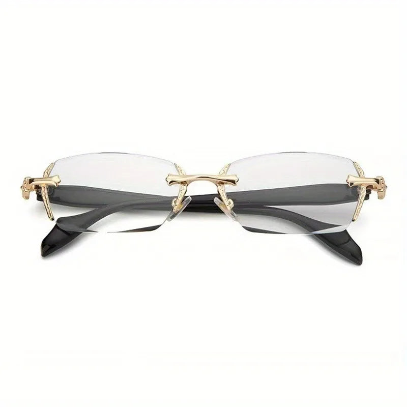 Men's high-definition anti blue light glasses - retro transparent lens full frame design fashionable unisex glasses