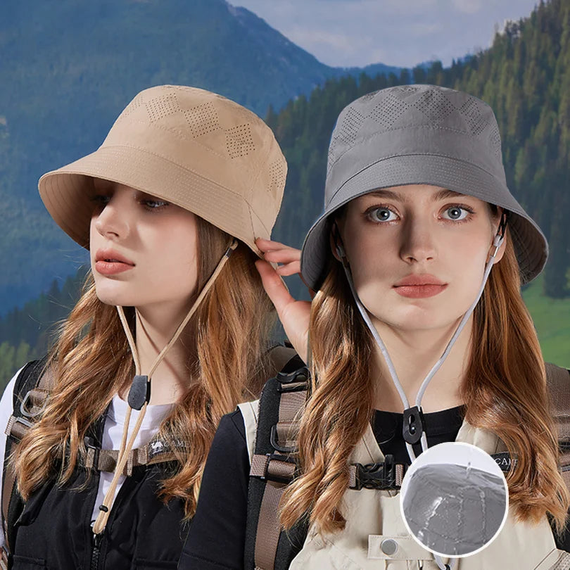 9263New quick-drying waterproof hat outdoor mountaineering fishing sunshade hat breathable small eared solid color fisherman