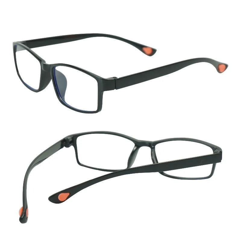 5 Pairs of Men's Reading Glasses Anti Blue Light Glasses Classic Square Frame Unique Design Retro Design Comfortable Fit