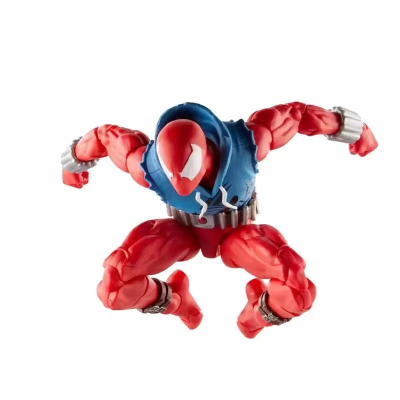 Original Hasbro Marvel Legends Series Retro Spider-shot Scarlet Last Stand Spiderman Action Figure Toys Model Ornaments