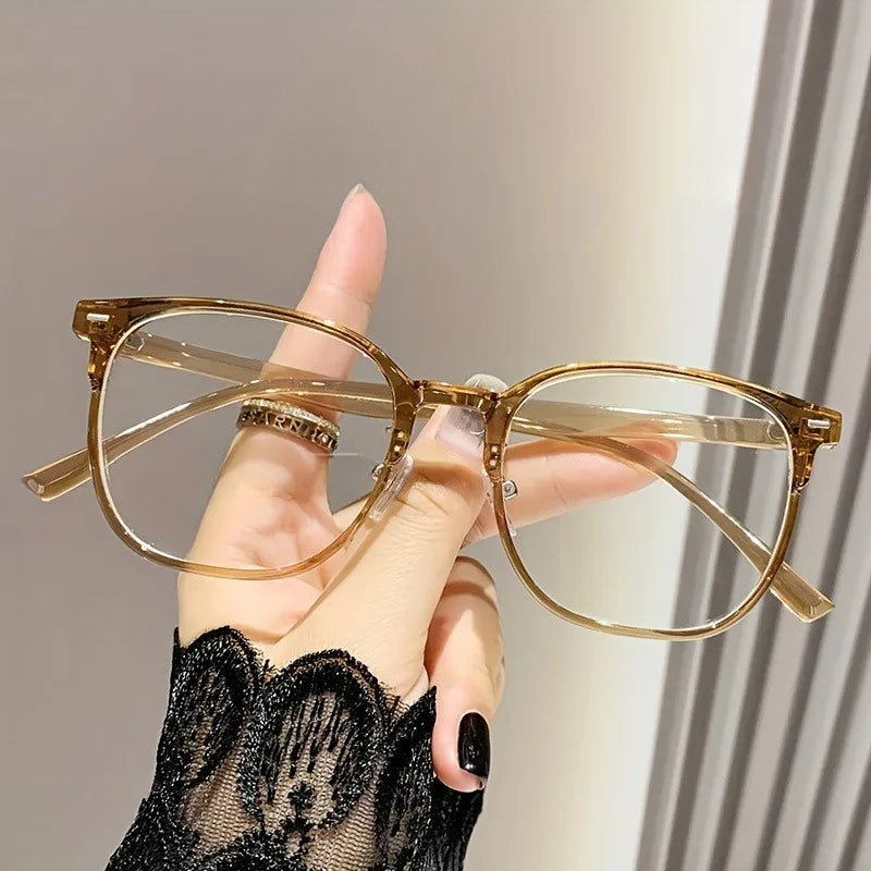 Square Frame Vintage Glasses for Man and Woman Y2K Inspires Fashion Eyewear Photo Pops Perfect for Parties