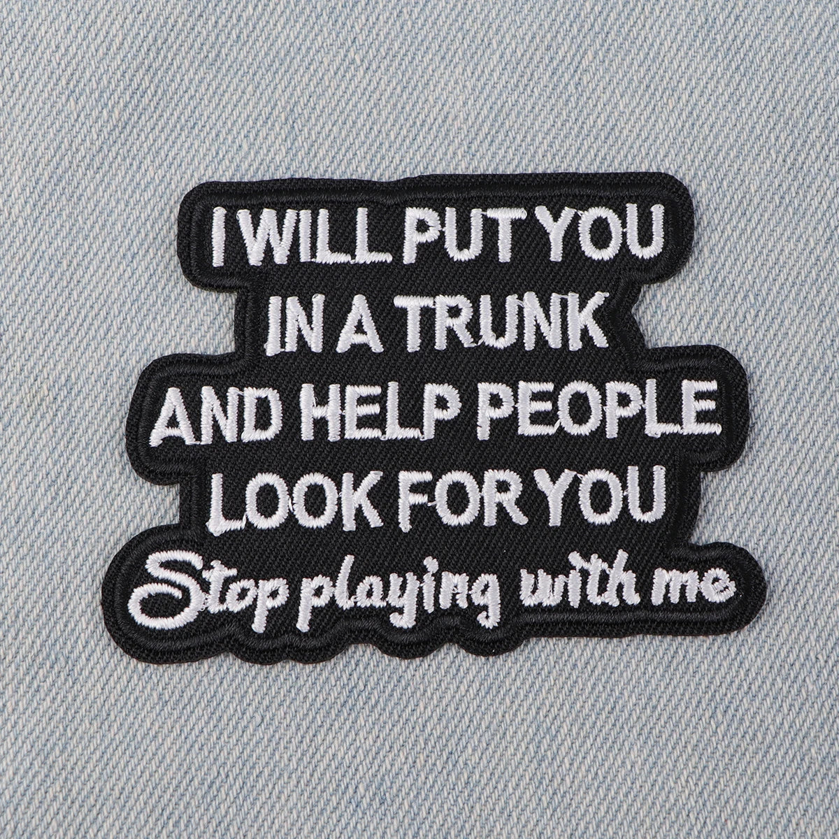 Twilight Moon Embroidery Patch Funny Quotes Iron On Patches For Clothing Thermoadhesive Patches On Clothes DIY Sew Badges