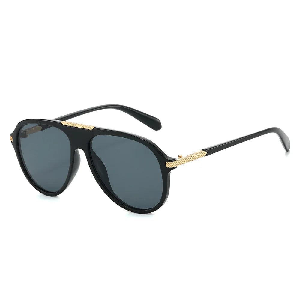 JNPCXI New Pilot Sunglasses Women Fashion Gradient Mirror Shades UV400 Retro Jelly Color Trending Men Outdoor Sun Glasses