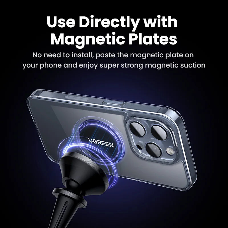 Magnetic Car Phone Holder Universal For iPhone 16 15 14 Pro Max Xiaomi Samsung