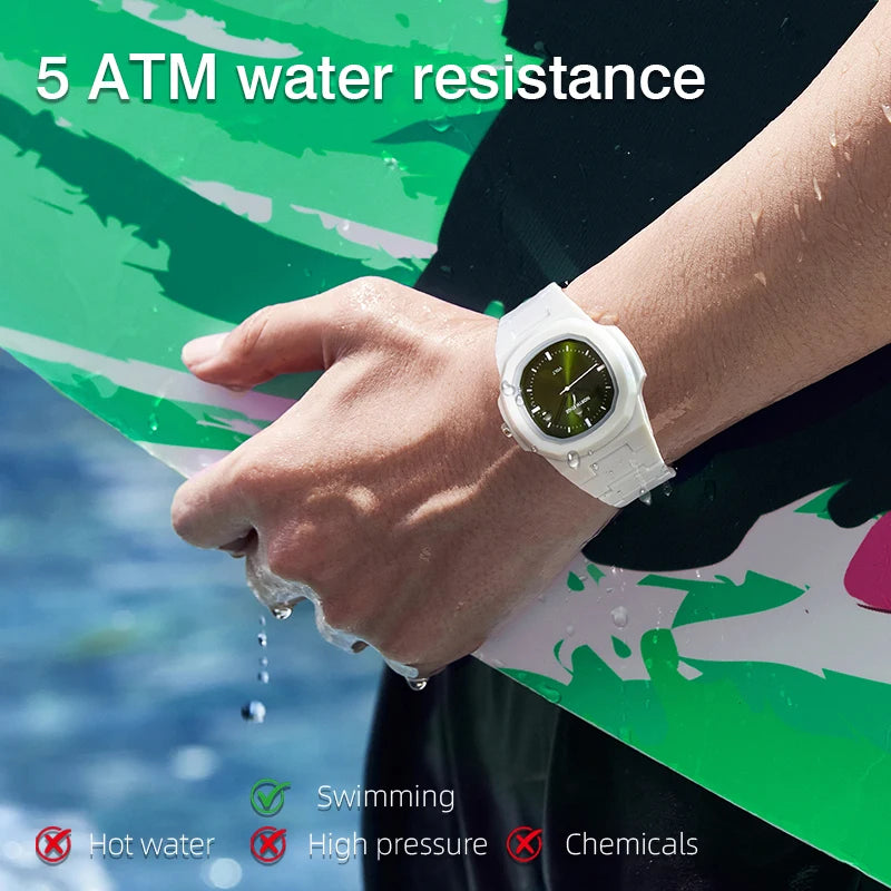 NORTH EDGE VOLT Smart Digital Men Sports Watch Waterproof 50M Lite Square Watch