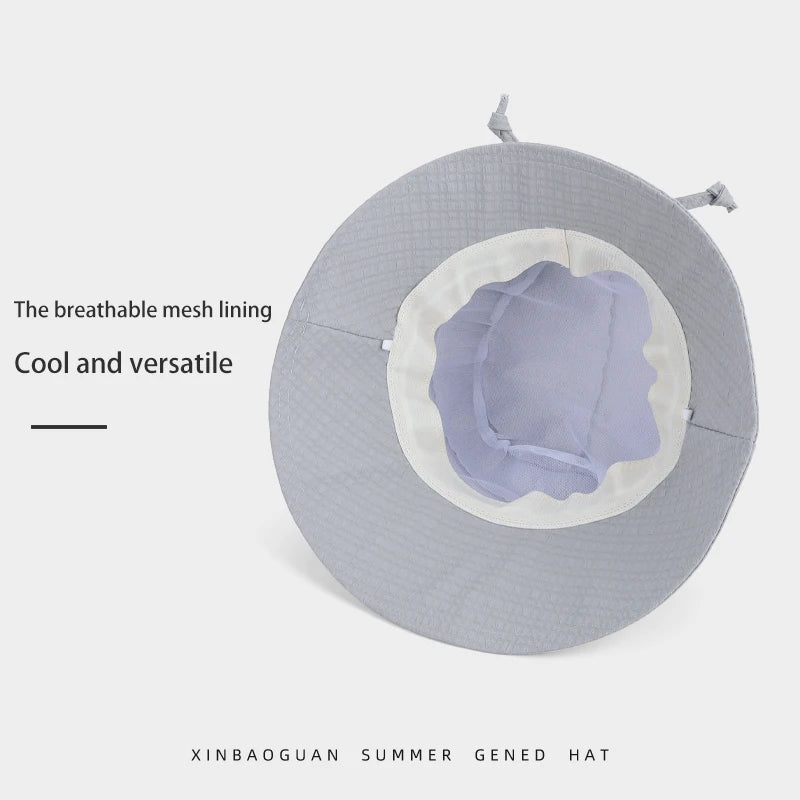 6148-New summer women's outdoor sun protection hat - stylish bow fisherman hat with wide brim, smallroundcrown,suitableforshowin