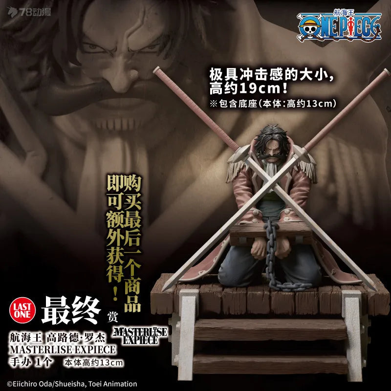 Special OfferIn Stock 100% Original Bandai Ichiban Kuji One Piece Gol D. Roger Shanks Garage Ornaments Anime Figures Mol ToysFig