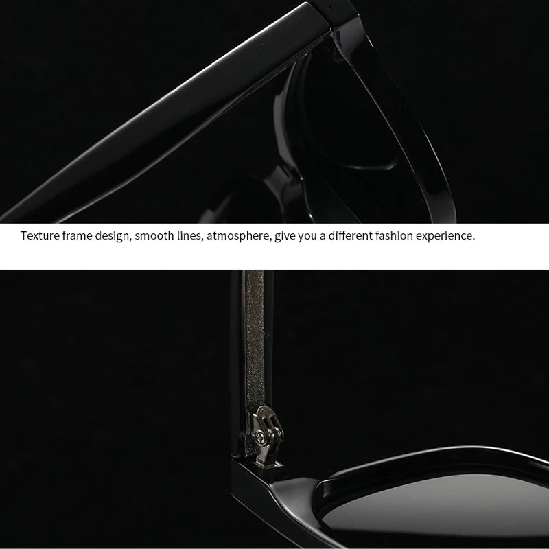 JNPCXI New Polarized Fashion Square Sunglasses Women Shades UV400 Retro Rivets Men Trending Sun Glasses Shades UV400