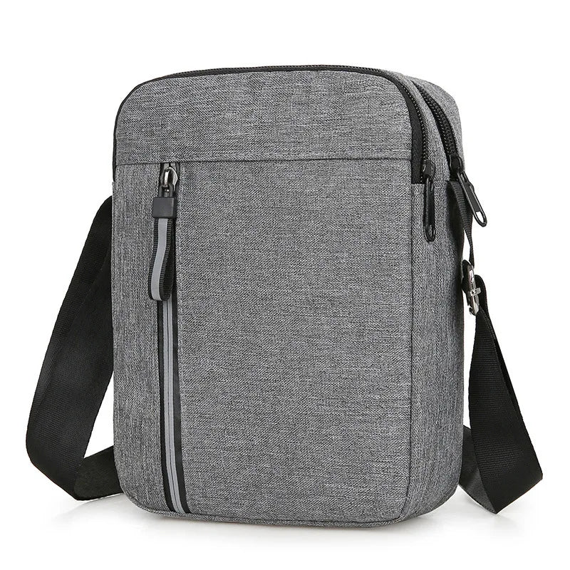 Large Capacity Crossbody Bag For Men Durable Casual Nylon Waterproof Handbag Messenger Bag Travel Male Fashion Shoulder Bag