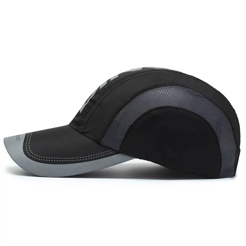 Summer Hat Quick-Drying Cap, Fashion Baseball Sports Cap, Breathable Mesh Hat