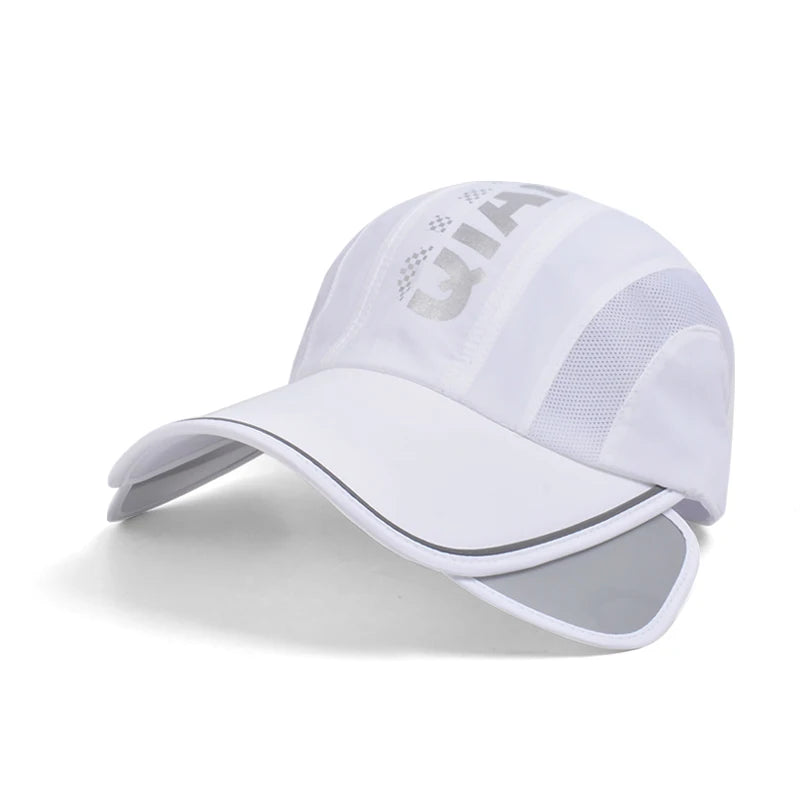 8868Summer protection hat women's outdoor cycling retractable large brimmed visor quick drying waterproof breathable duck tongue