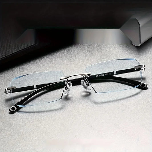 New Diamond Studded Flat Mirror for Men and Women Frameless and Cut Edge Fashionable Ultra Light High-end