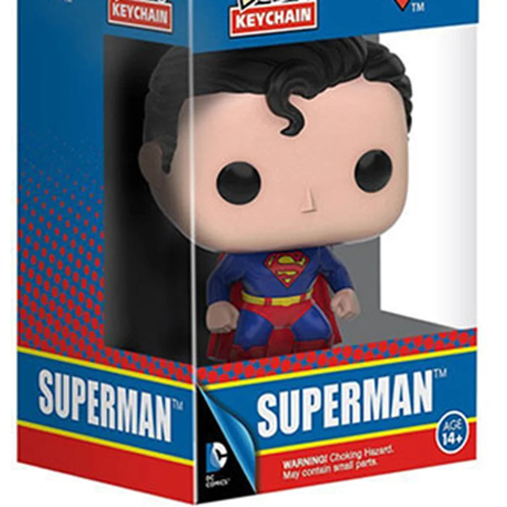 Superman - DC Superhero Justice League Superman Figure Collection Keychain Toy