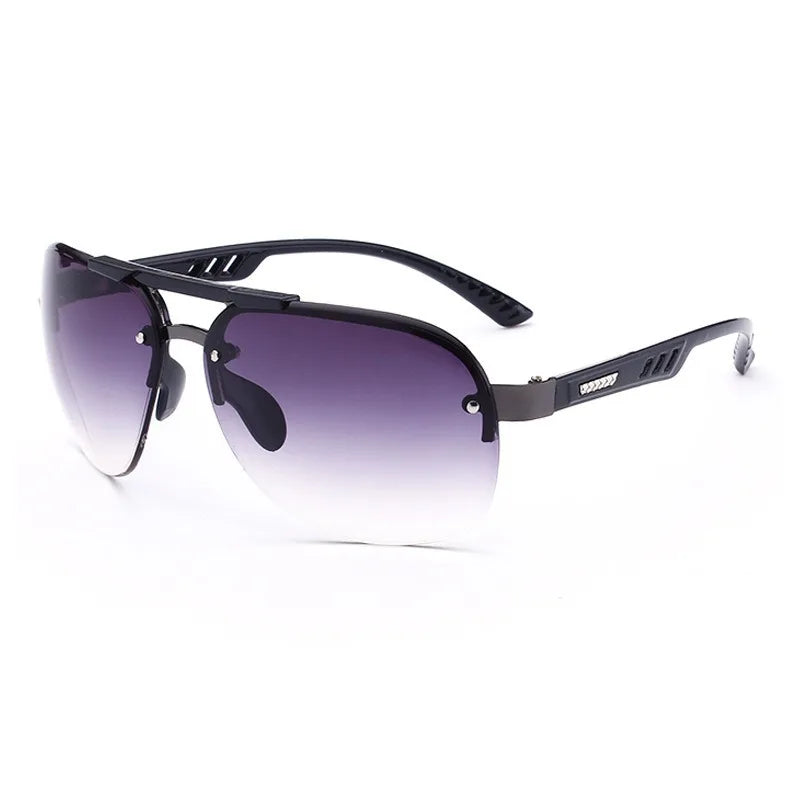 Metal Frameless Men's Sunglasses Fashion Toad Glasses for Driving Fishing Fashion Glasses