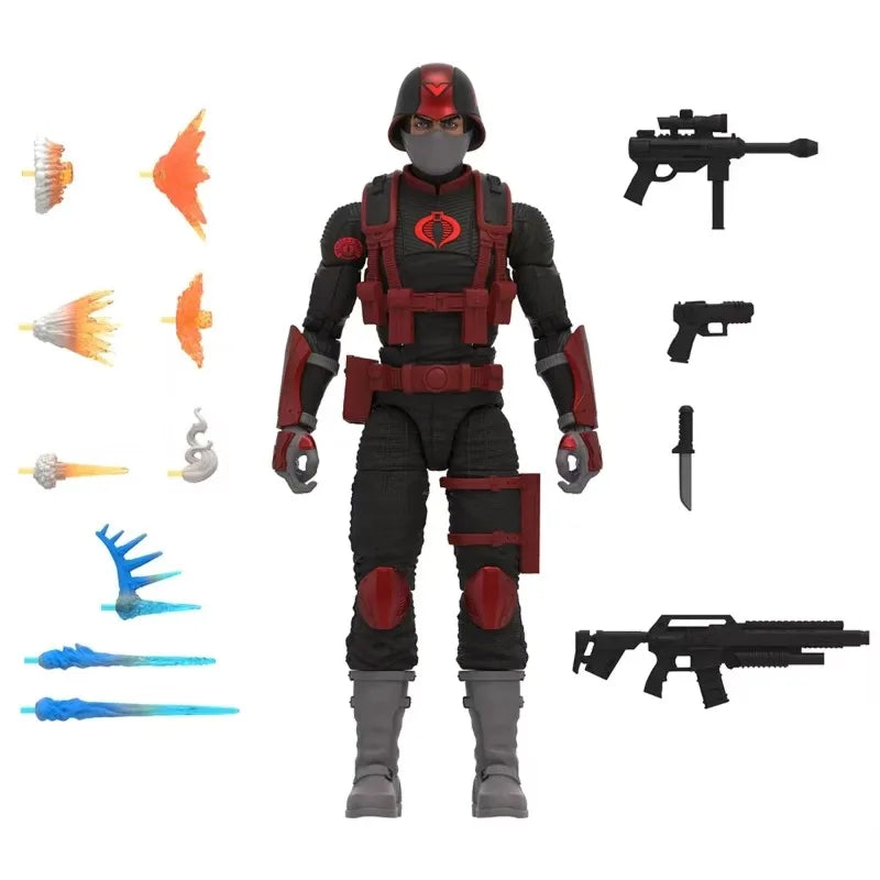 Original Hasbro G.I. Joe Classified Series Cobra Fire Team 788 Anime Figures Toys Collection Model