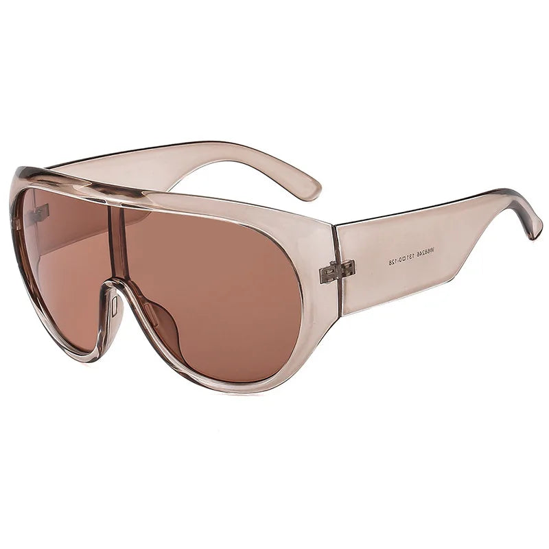 JNPCXI New Oversized One Piece Sunglasses for Women Outdoor Sun Glasses Men Female Shades Oculos De Sol Eyewear
