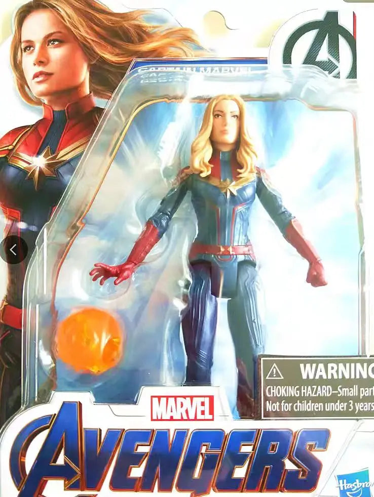 Original Hasbro MARVEL The Avengers RONIN/IRON MAN/THANOS/HULK/CAPTAIN MARVEL/WAR MACHINE Anime Figure Toy Model Collection