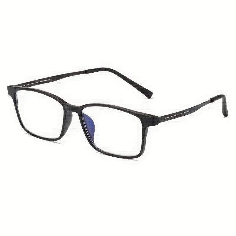 Unisex Retro Business Style Reading Glasses Rectangular Frame +1.0 to +3.0 Magnification for Elderly Ideal for Reading Work
