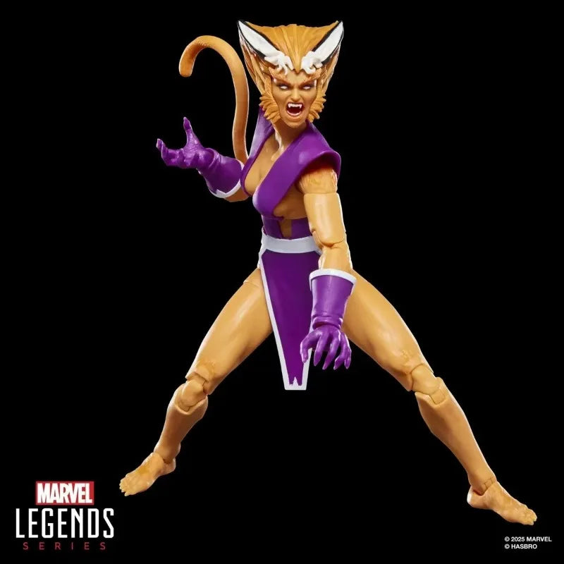 Original Hasbro Marvel Legends Series X-Men X-Force Feral Action Toy Figure Model
