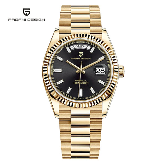 PAGANI DD36 Men's Watches Gold Black Luxury Automatic Mechanical Wristwatches