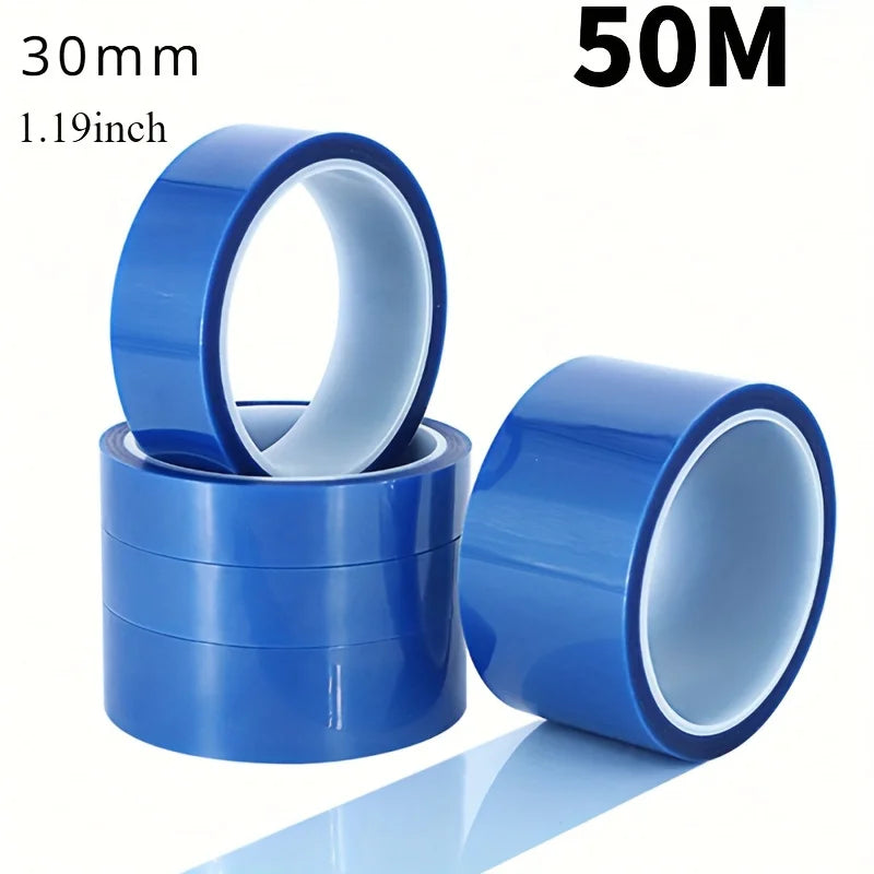 50M Premium Heat Transfer Tape - High-Temperature Resistant, No-Residue Adhesive For DIY Crafts & Sublimation Projects