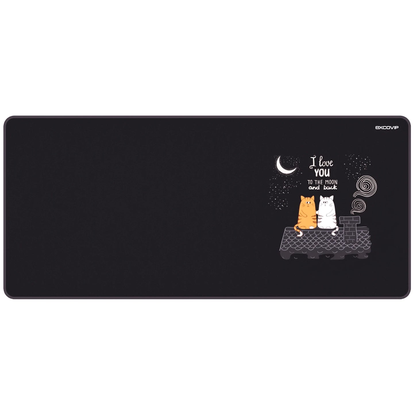 EXCO Gaming Mouse Pad Large Extended Computer Desk Mat Keyboard Mousepad with Stitched Edge Non-Slip Rubber Base for Gamer Home