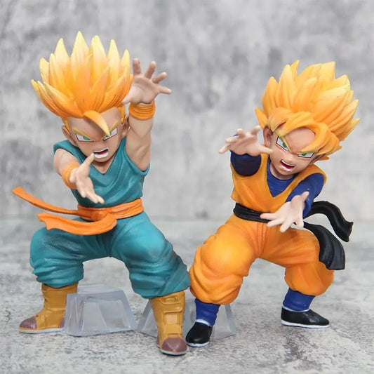 6" Dragon Ball Figure Son Gohan Trunks Action Figure Anime Collection PVC Statue