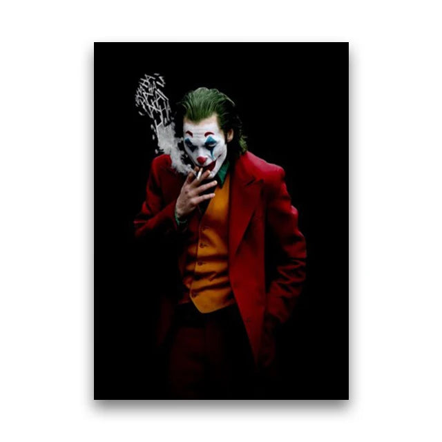 MINISO Movie JOKER Scene Canvas Wall Art Painting Home for Modern Room Decor 11