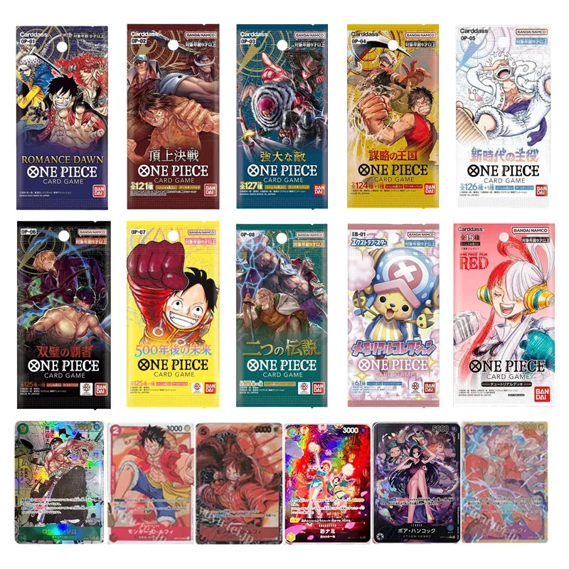 Bandai Original One Piece Cards Japanese OP01 OP05 OP08 OP09 Trading Booster Box
