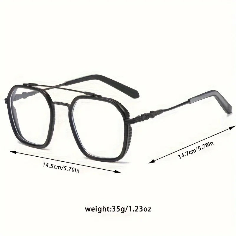 Innovative Square Pilot for Men and Women Metal Frame Perfect for Casual Attire and Activities