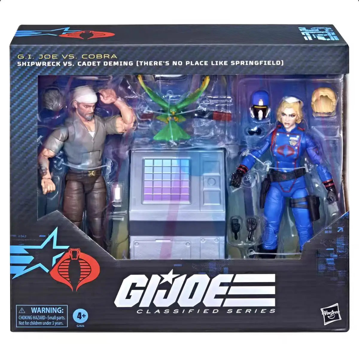 【Pre Sale】Original Hasbro G.I. Joe Classified SHIPWRECK VS. CADET DEMING (THERE'S NO PLACE LIKE SPRINGFIELD）Action Toy Figure