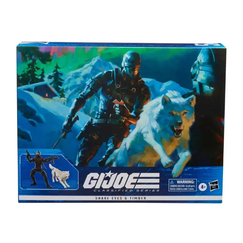 Original Hasbro G.I. Joe Classified Series Snake Eyes A Timber Action Figure Collection Toys Ornaments