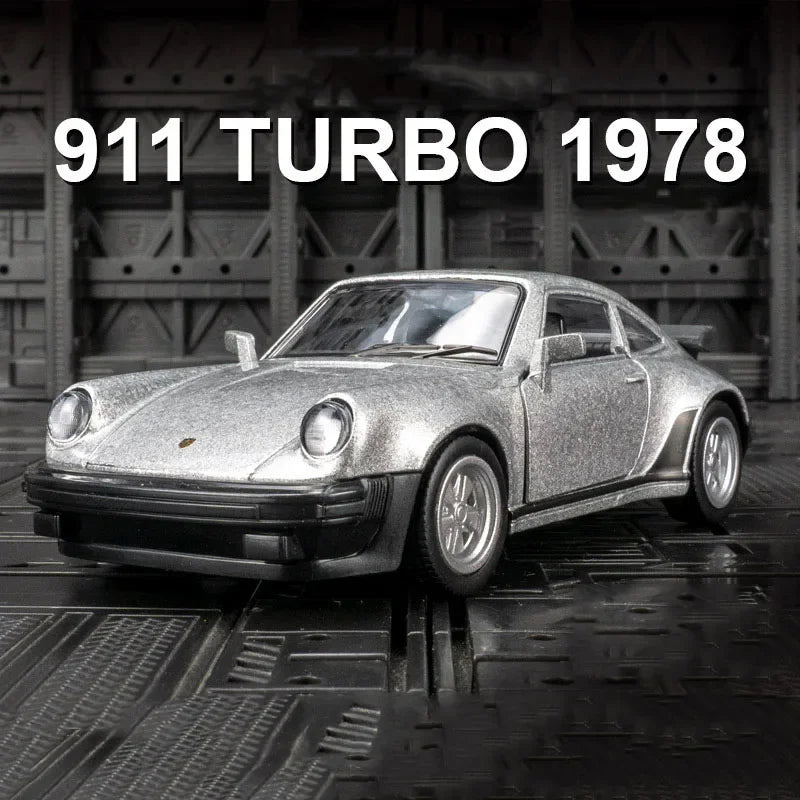 1/36 Porsche 911 1978 Alloy Car Model Toy Simulation Metal Diecast with Pull Back Decoration Mini Car Children Gifts Collection